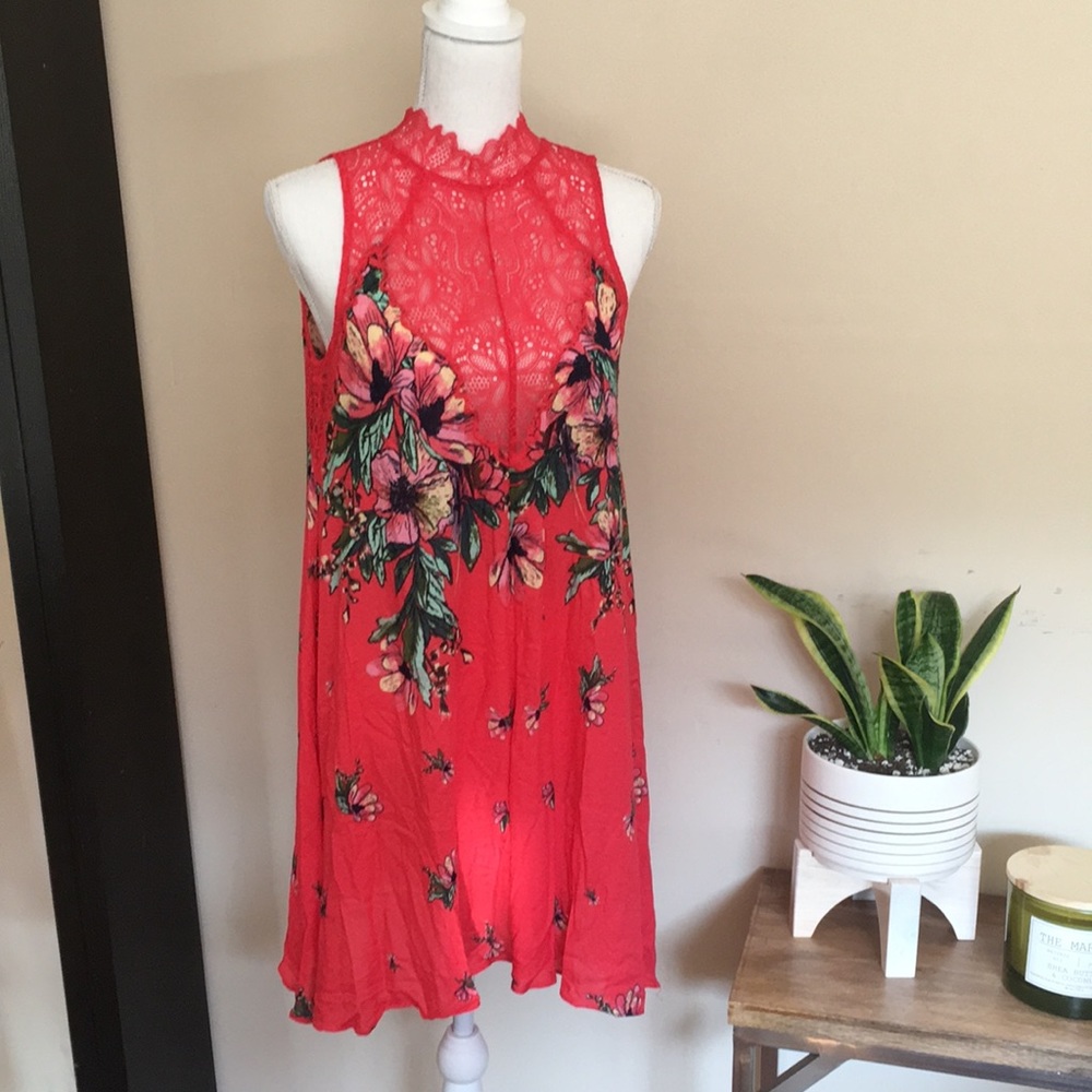 nwt // free people marsha lace slip dress - Picture 2 of 7